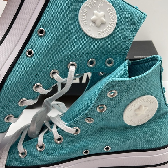Converse WMNS CTAS LIFT HI
OCEAN DRIP/WHITE/BLACK A06492C Platforms Sneakers - Picture 15 of 16
